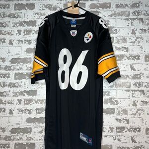 Reebok Black and Gold Men's Pittsburg Steelers Jersey